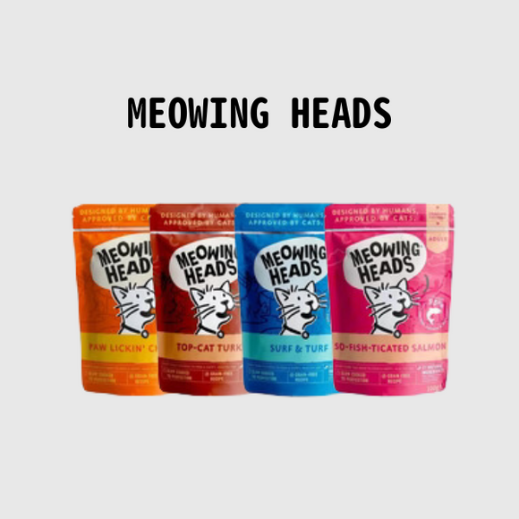 Meowing head Pouch - 濕糧包