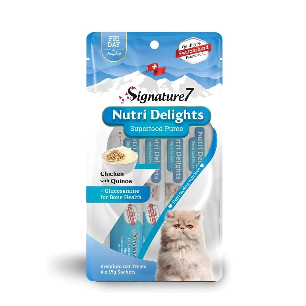 Signature 7 肉泥貓小食 - 雞肉加藜麥[骨骼健康]