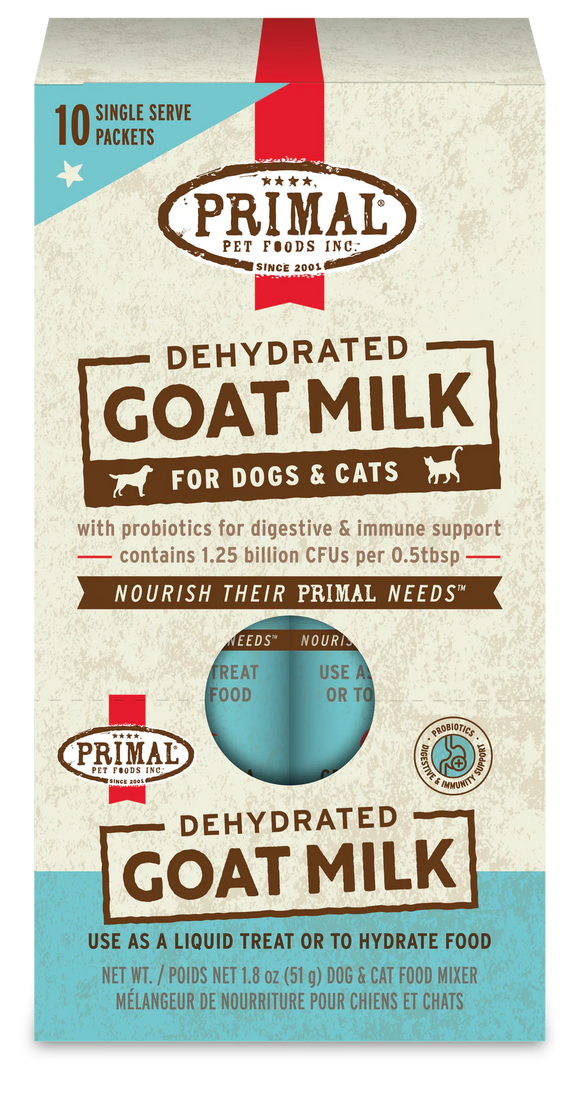 PRIMAL -  山羊奶粉 (貓狗適用) [盒裝 -內有10條0.18oz]