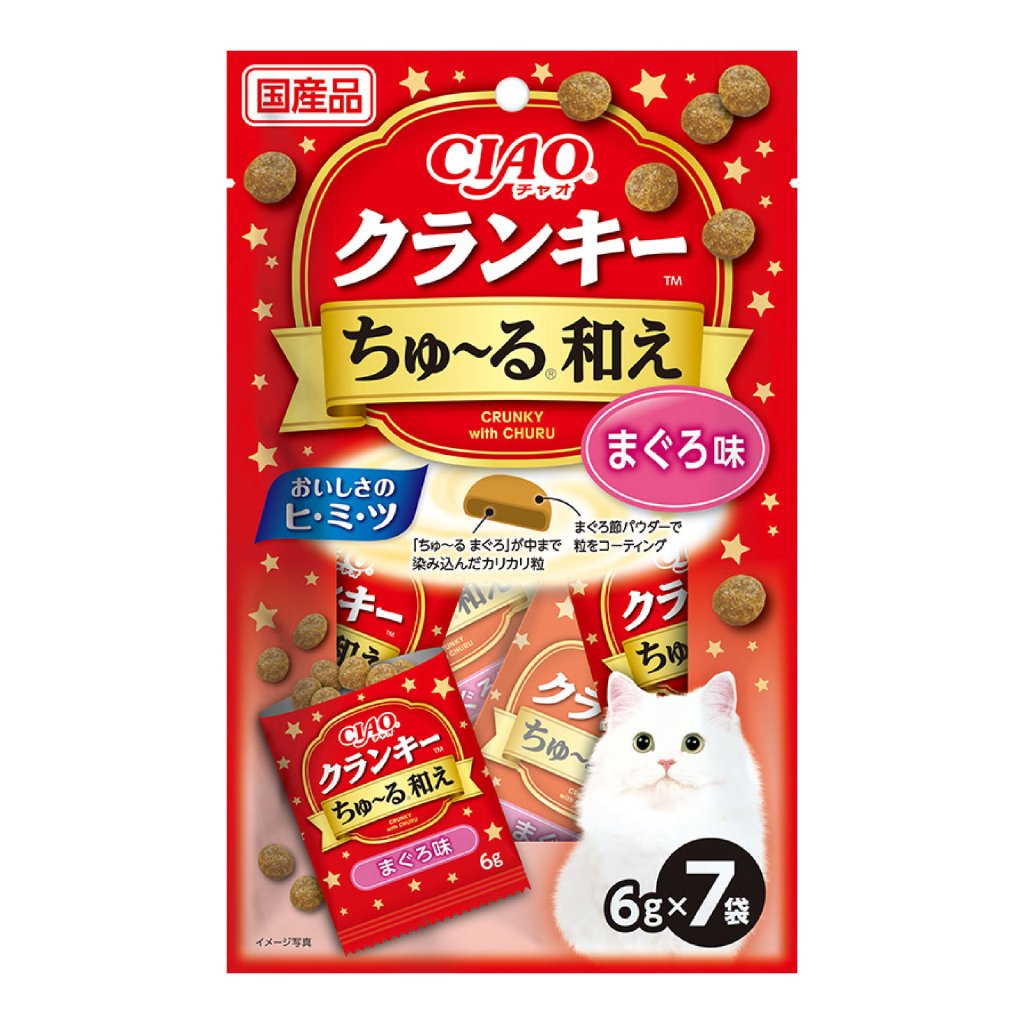 Ciao 貓小食 [超奴夾心貓餅] 吞拿魚 (6g x7)