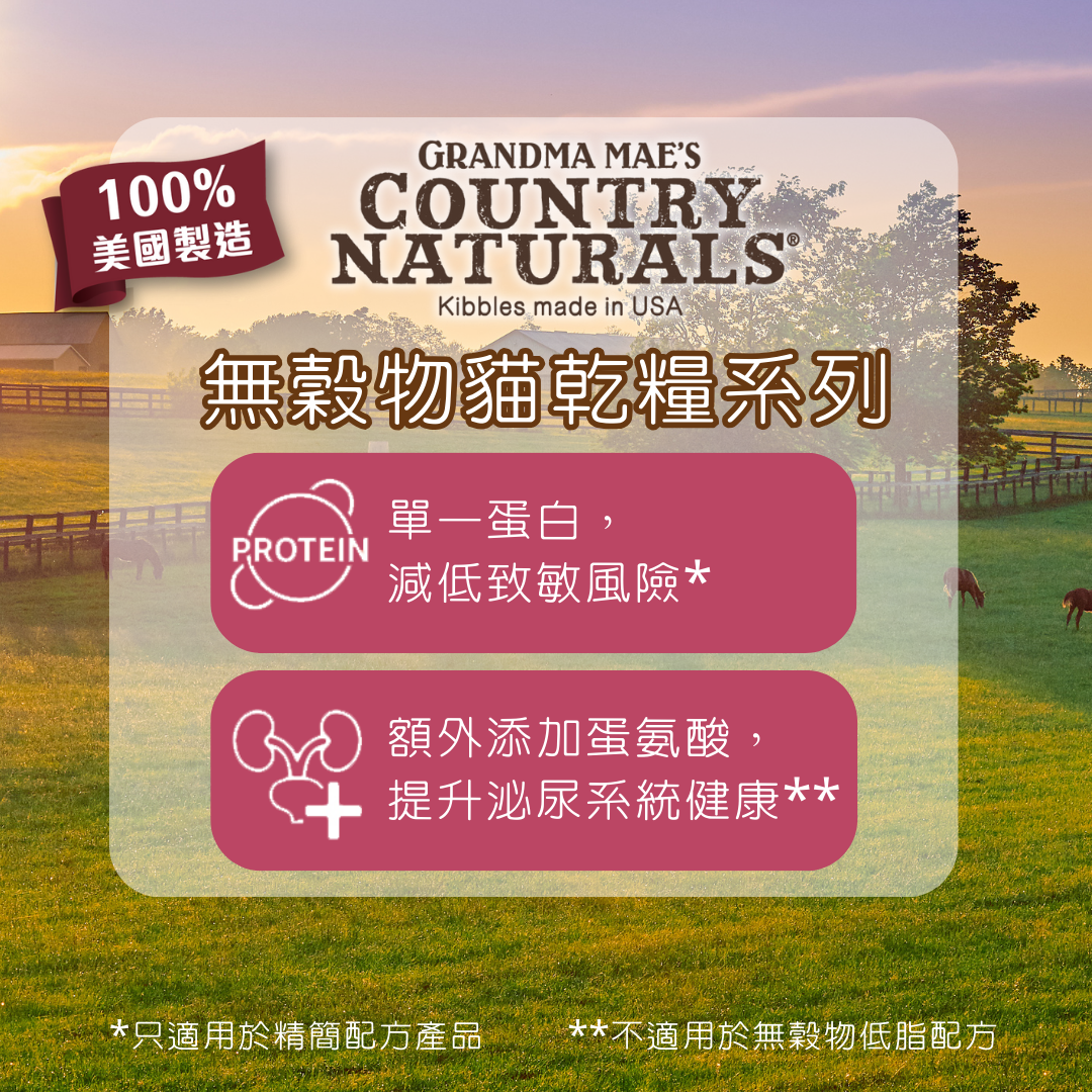 Country Naturals 低敏無穀物三文魚精簡配方全貓糧4
