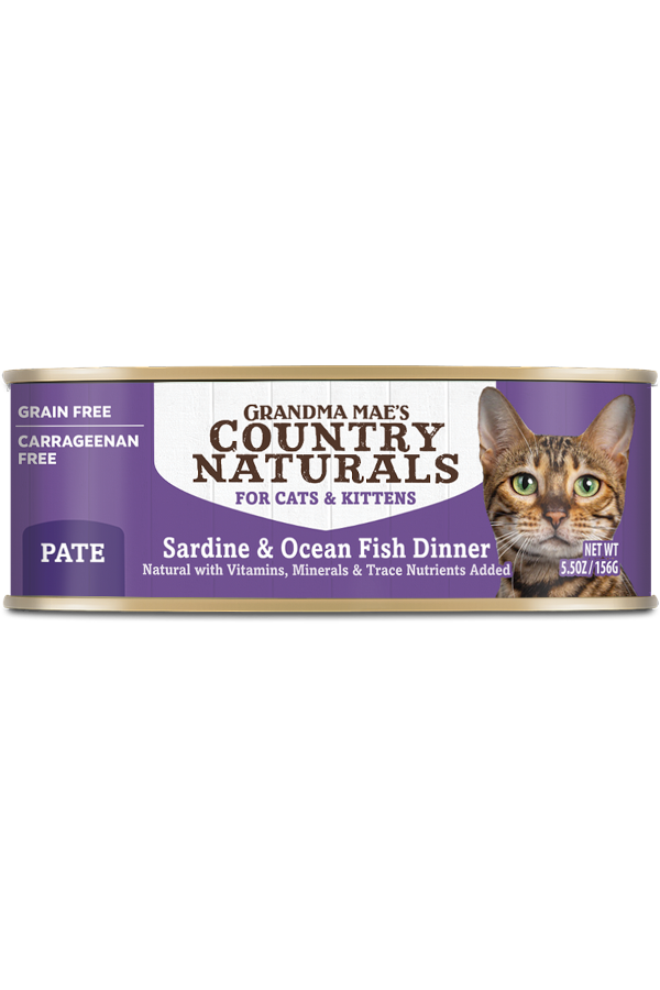 Country Naturals 沙甸魚深海魚醬煮配方 156g  [23/9/26正式回歸]