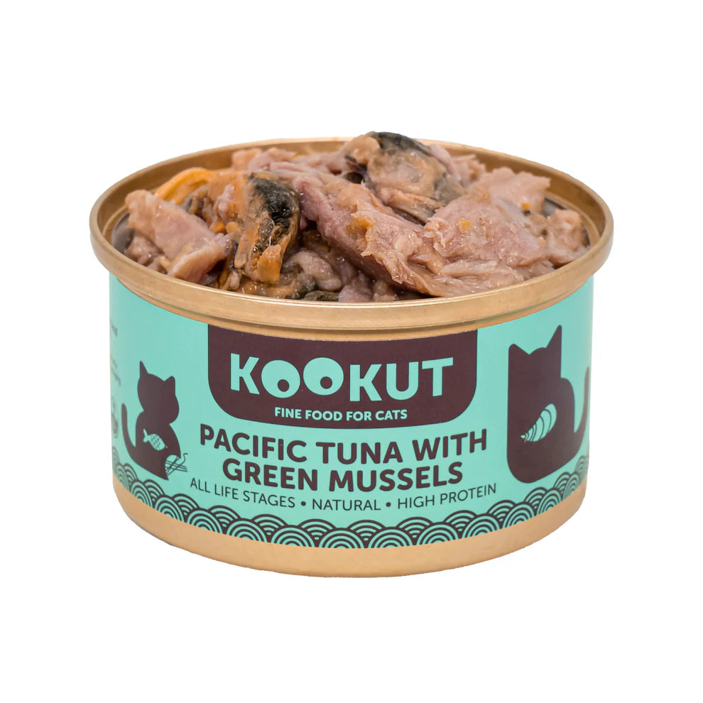 KOOKUT 放養雞 太平洋吞拿魚 青口仔70g（貓狗皆適用)