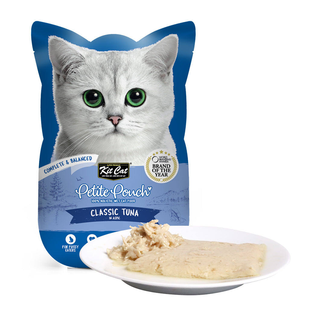 Kit Cat 無穀物全營養貓主食餐包 -  吞拿魚肉凍70g