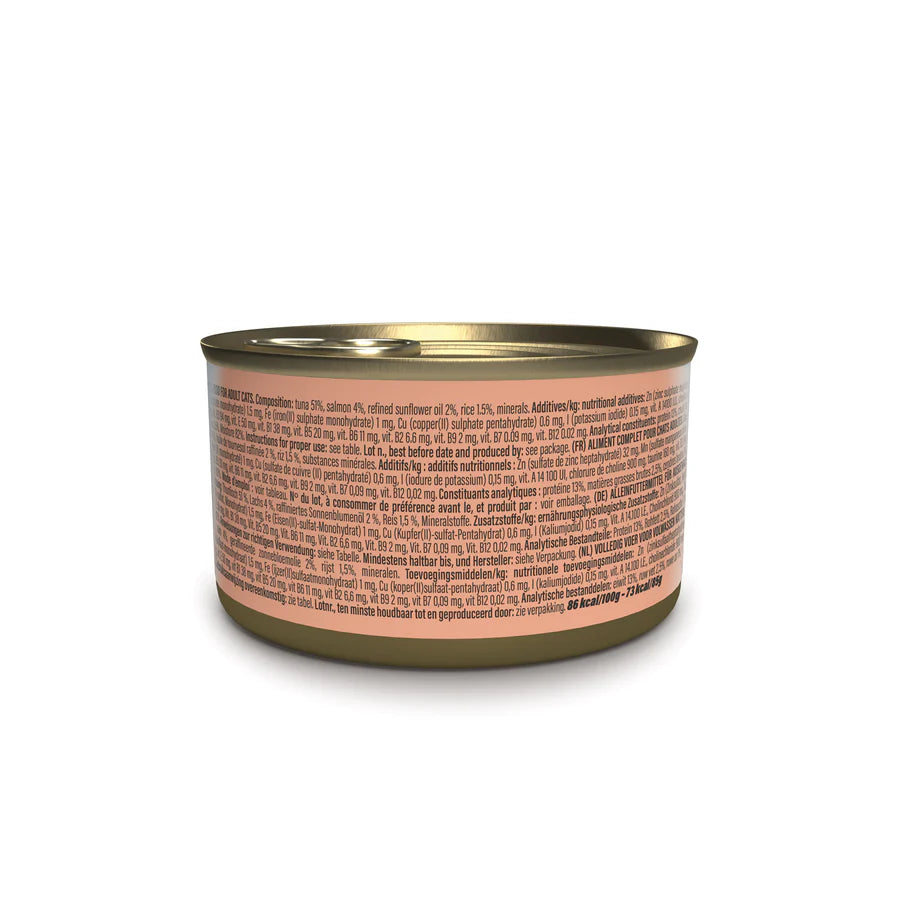 Schesir主食罐 -吞拿魚三文魚貓罐頭  [啫喱]85g