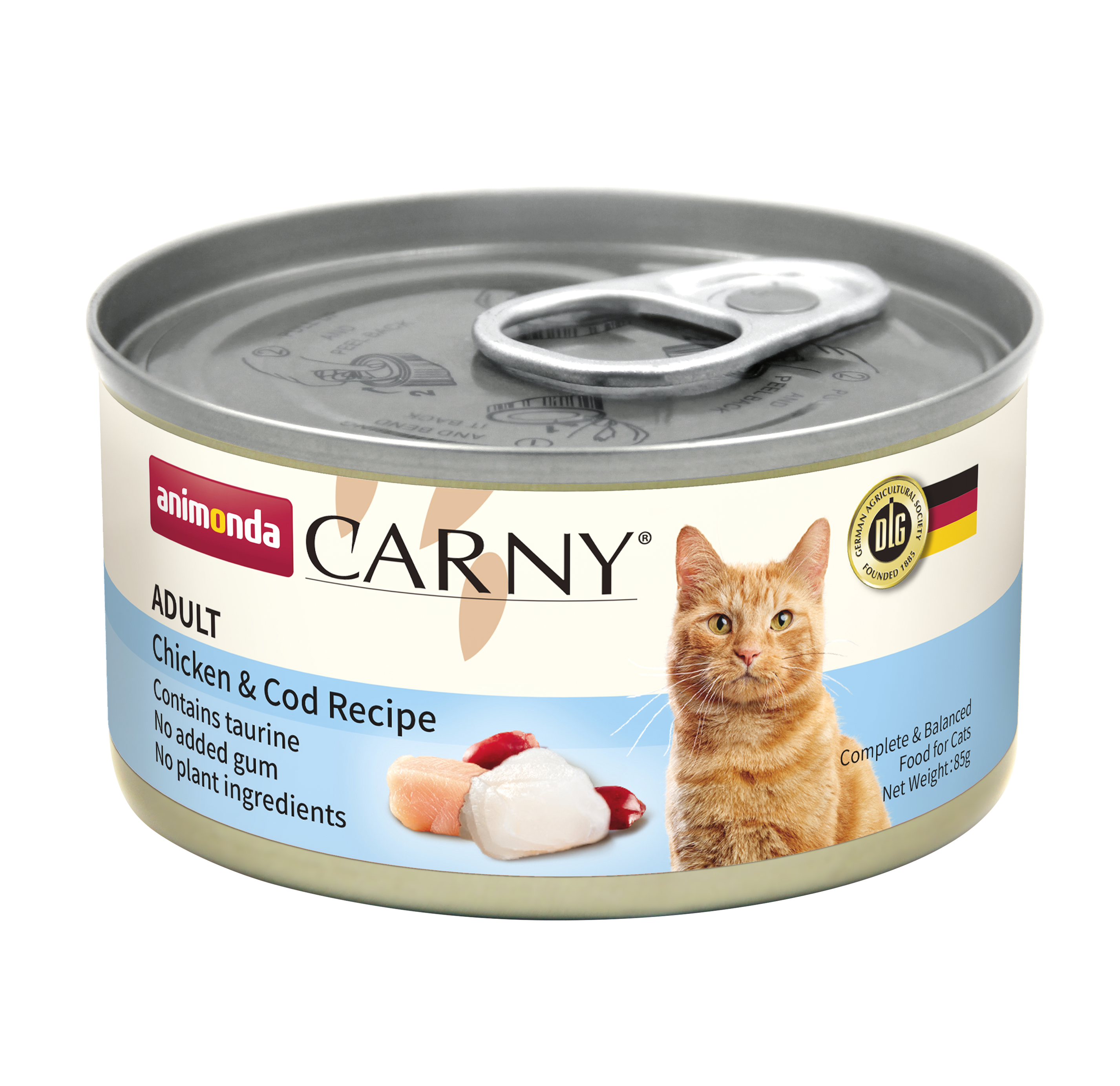 Animonda Carny 無穀物主食罐 - 成貓雞肉鱈魚配方85g [試食價]
