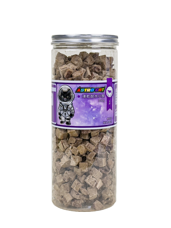 Astro Cat 凍乾脫水小食 -  增加免疫力 牛肝凍乾粒300g - MeowCamp