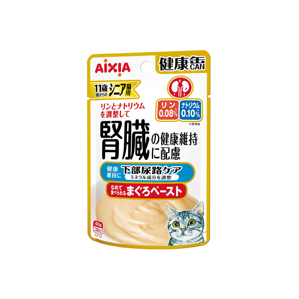Aixia 日本腎臟健康缶濕糧包 - 11歲吞拿魚味 (防尿石配方) 40g