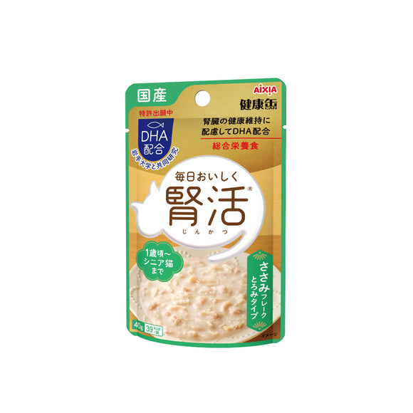 Aixia 日本腎臟健康缶- 腎活主食濕糧軟包 (雞肉肉碎)