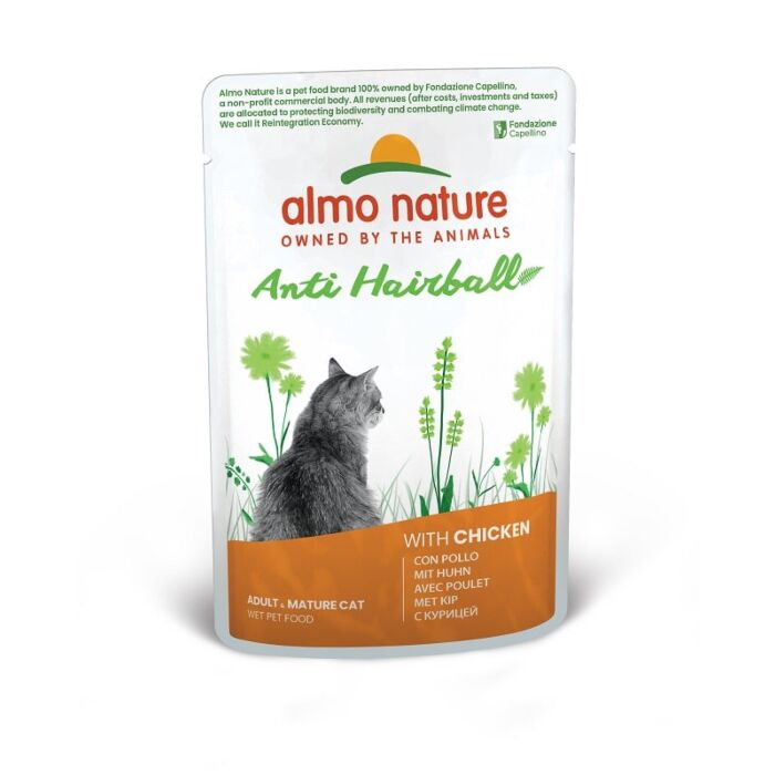 Almo Nature Anti Hairball-  去毛球鮮包(雞肉)70g