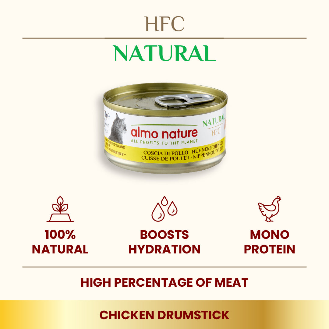 Almo Nature HFC罐頭 -   雞腿肉70g