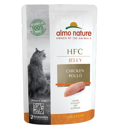 Almo Nature HFC Jelly貓濕糧 -  雞肉(啫喱)55g