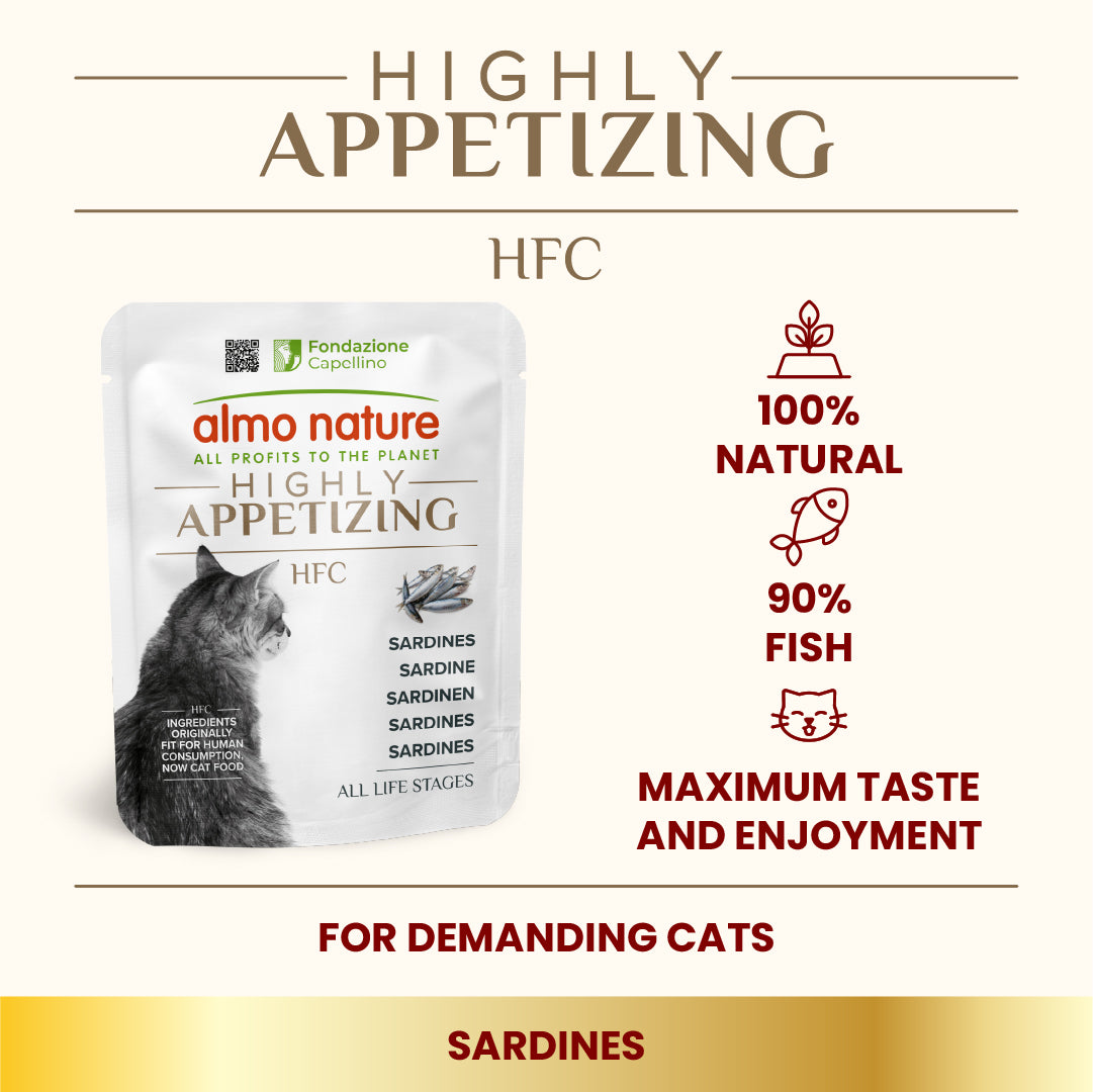 Almo Nature Highly Appetizing  [開胃精萃鮮燉包] -沙丁魚配方50g