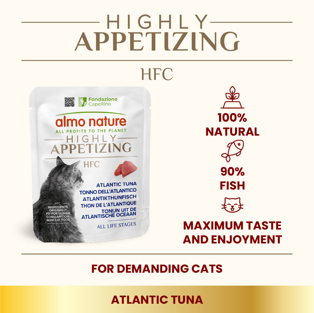 Almo Nature HFC Highly Appetizing [開胃精萃鮮燉包] – 大西洋吞拿魚配方50g
