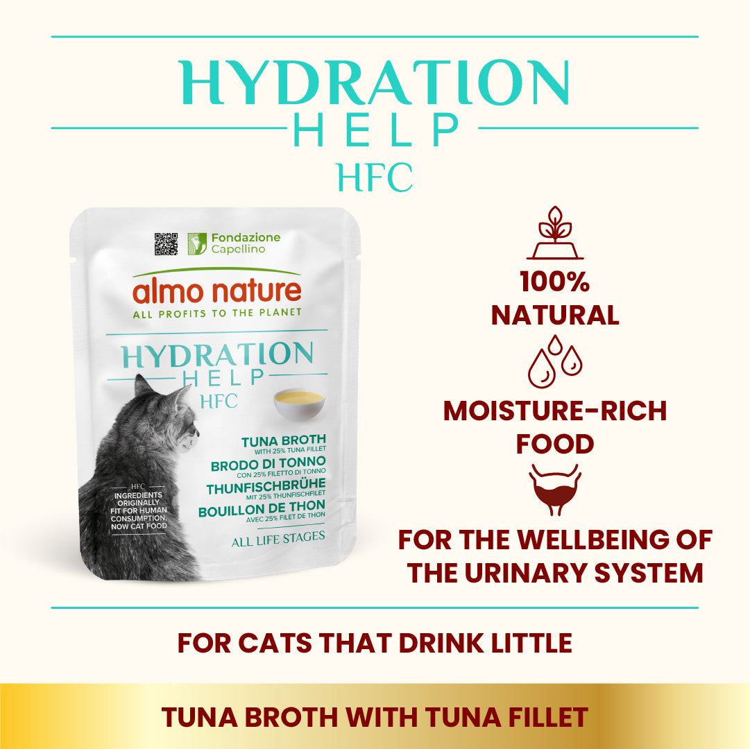 Almo Nature Hydration Help [水潤護理鮮湯包] -吞拿魚湯吞拿魚柳50g