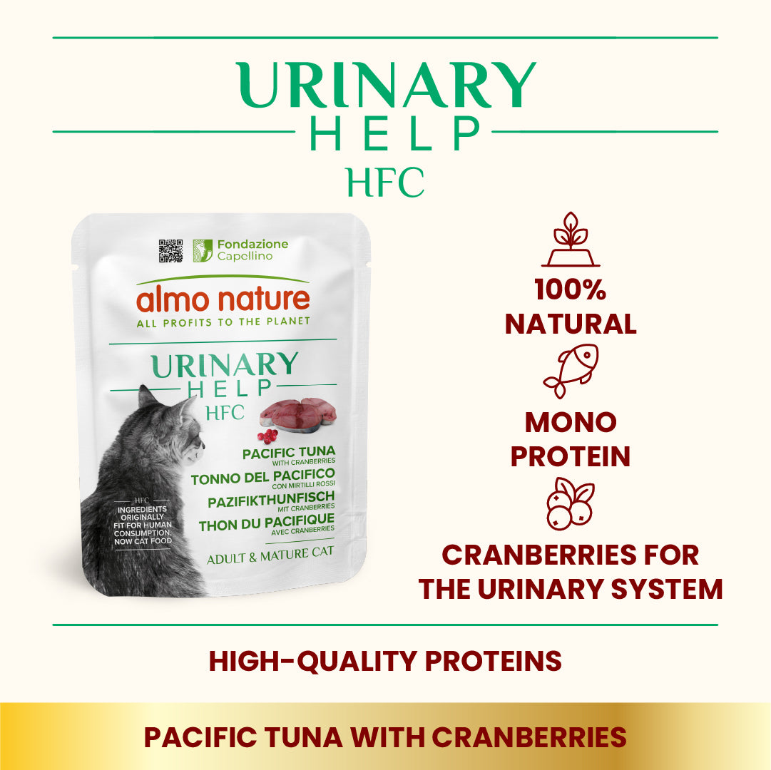 Almo Nature Urinary Help [尿道護理鮮肉湯包] -大西洋吞拿魚+蔓越莓配方50g