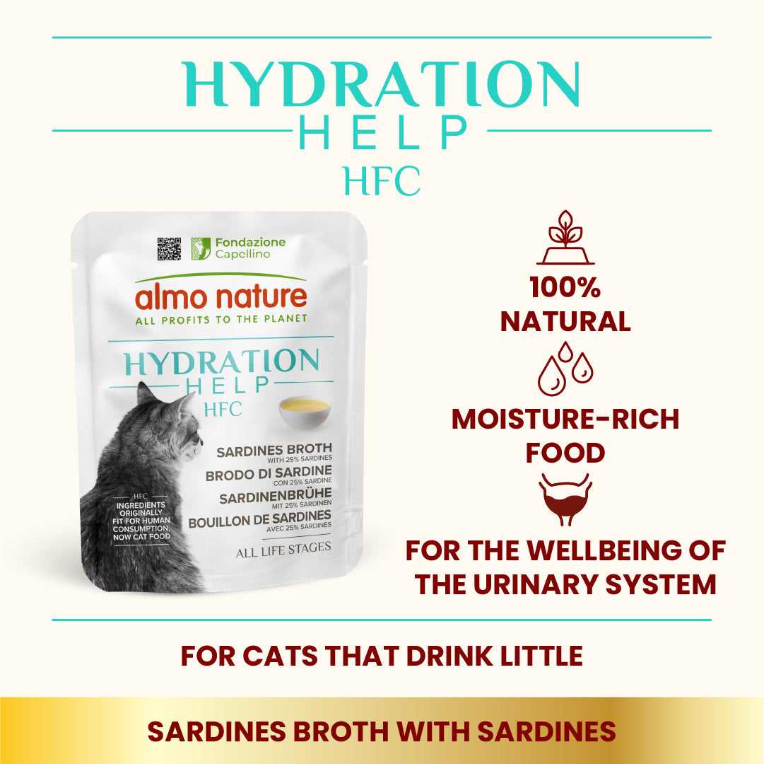 Almo Nature Hydration Help [水潤護理鮮湯包] - 沙丁魚湯+沙丁魚肉50g