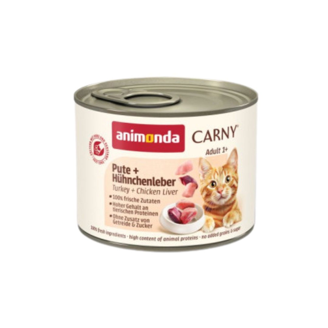 Animonda Carny 德國主食罐 - [成貓 ] 火雞+雞肝 200g