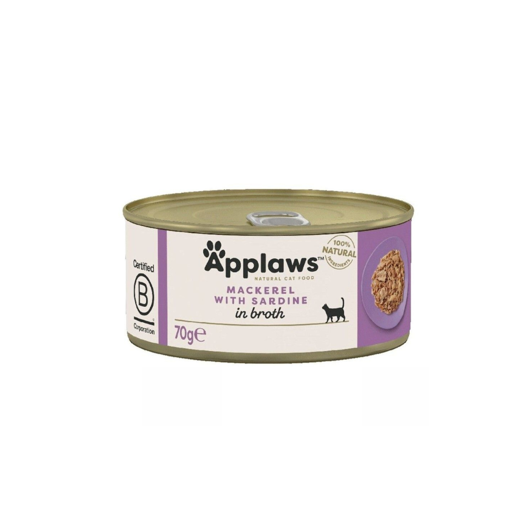Applaws 肉絲湯系列貓罐- 鯖魚沙丁魚70g