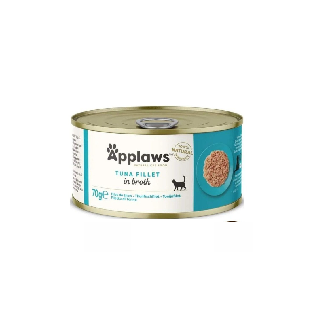 Applaws 肉絲湯系列貓罐-吞拿魚70g