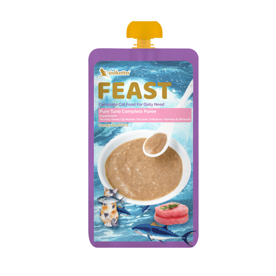 Astkatta Feast 鮮肉盛宴營養主食包-純吞拿魚肉泥110g [NEW] 7月試食價