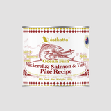 Astkatta冰島紐西蘭純淨天然肉醬主食罐系列 - 鯖魚+三文魚+紐西蘭藍鱈魚180g X12