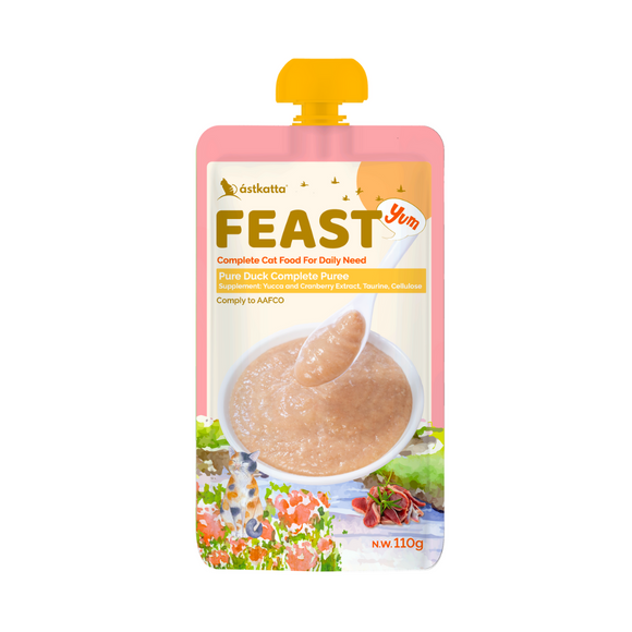 Astkatta Feast 鮮肉盛宴營養主食包-純鴨肉110g 「早鳥優惠」