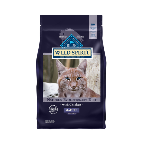 BLUE BUFFALO 室內高齡貓 無穀物雞肉配方 4lb