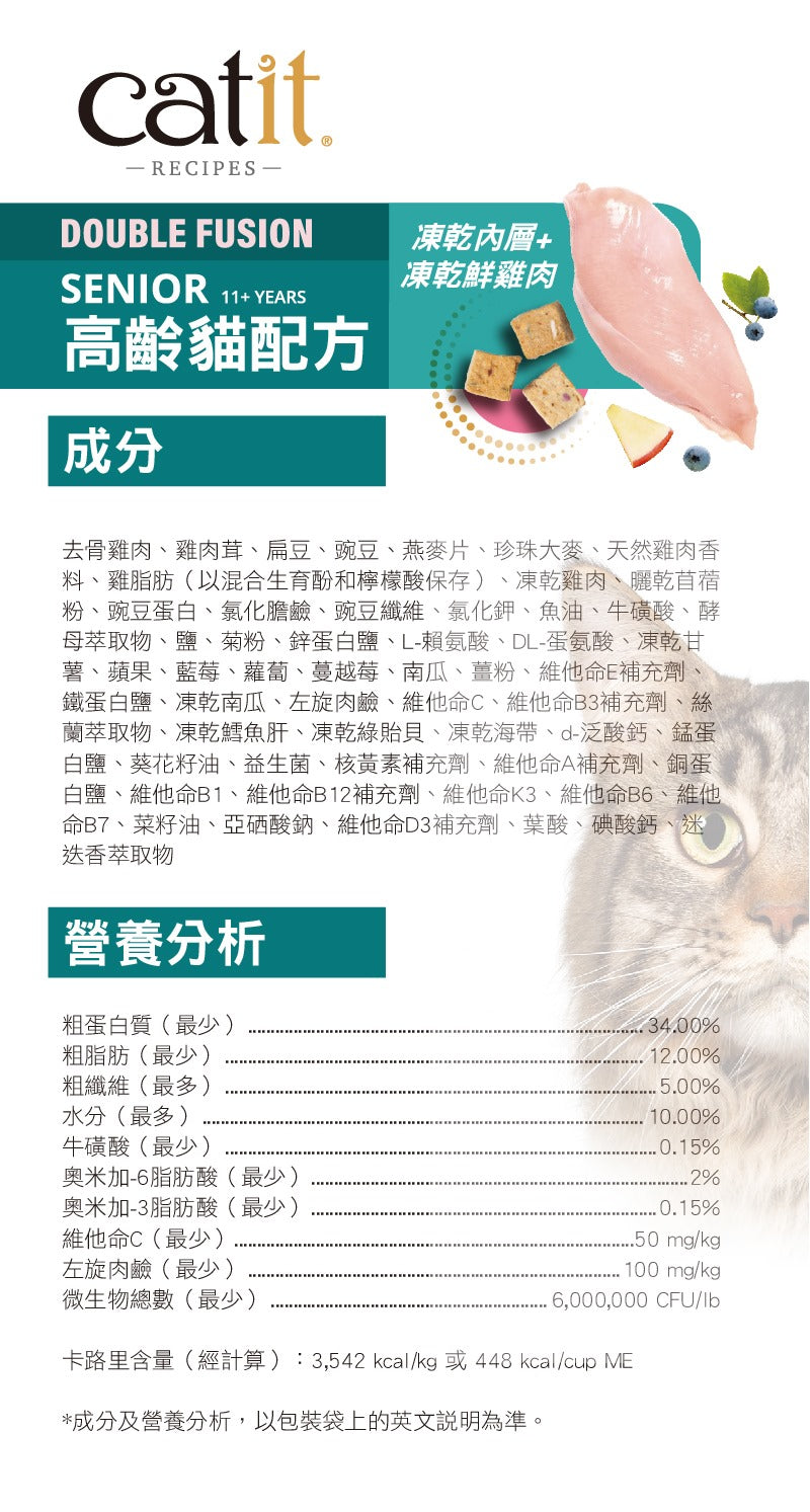 Catit Recipes 皇室系列貓糧 凍乾內層+凍乾鮮雞肉 [近期促銷 1Jan2026]