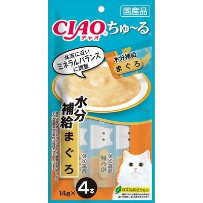 Ciao 貓小食- 水份補給吞拿魚(4條裝)