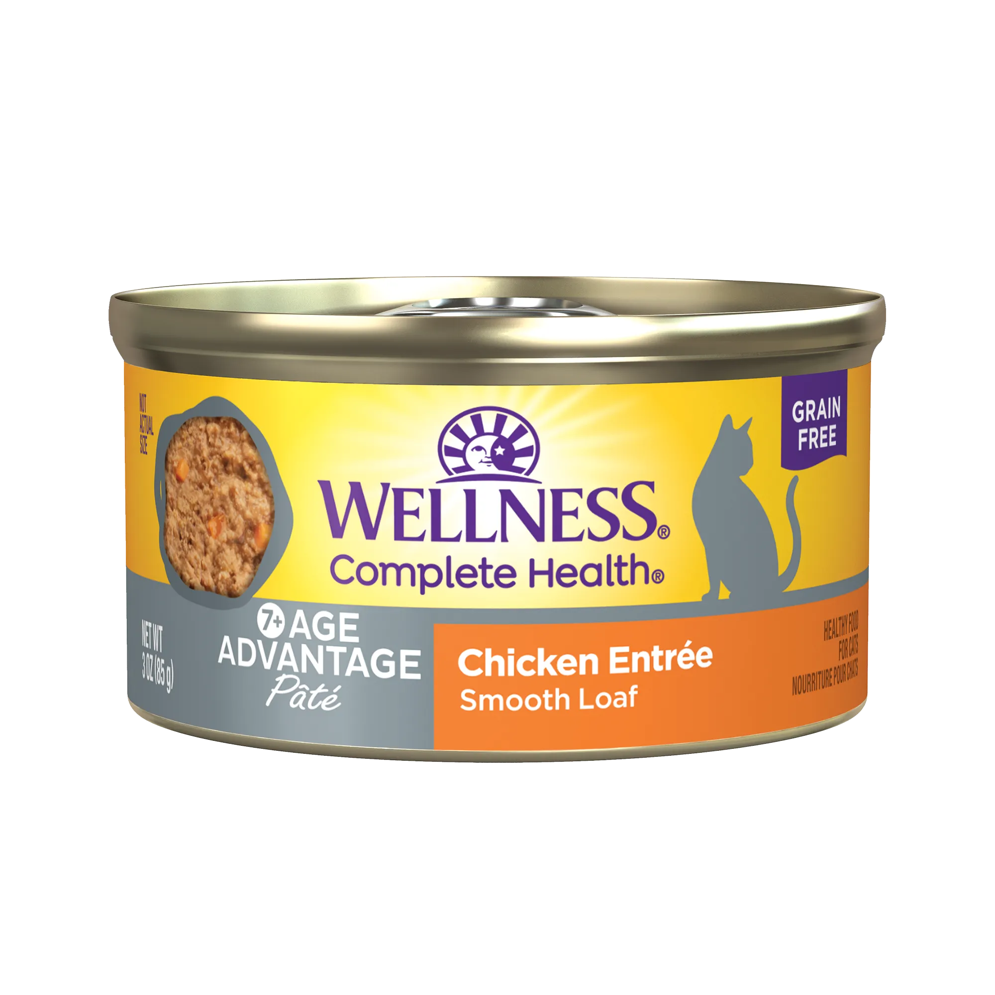Wellness Complete Health 歲數貓罐- 老貓/7歲+ 雞肉配方3oz