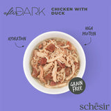 Schesir [最新系列After Dark]  -雞肉鴨肉絲主食罐80g
