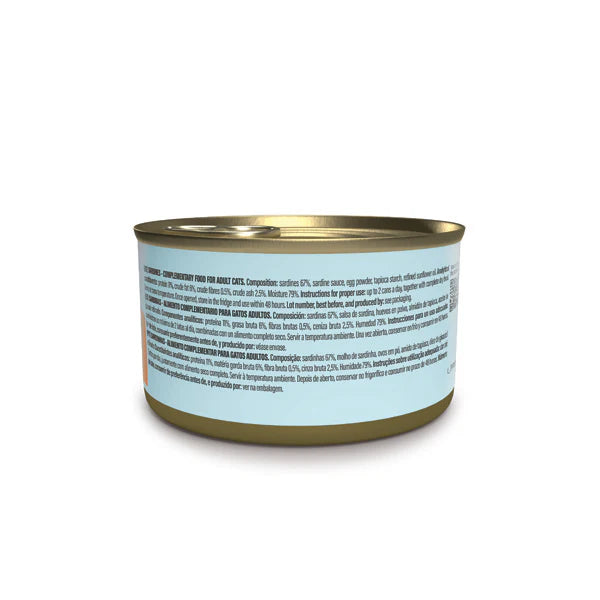 Schesir 無穀沙丁魚肉醬貓罐頭70g