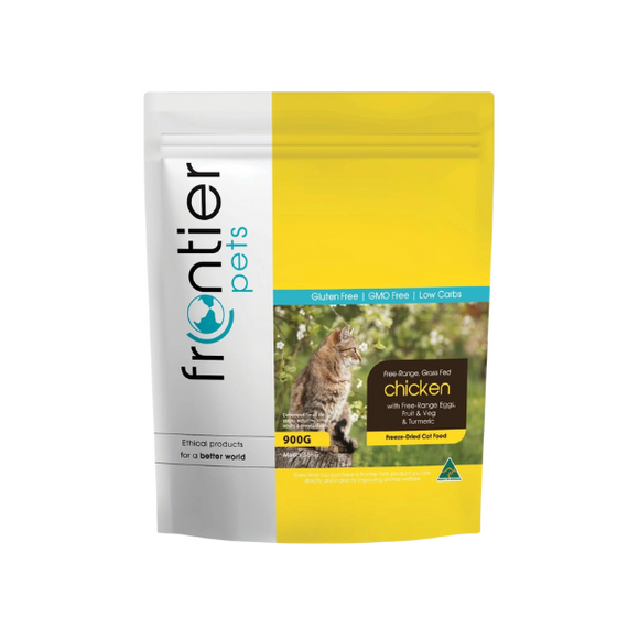 Frontier Pets 凍乾貓糧- 放養雞凍乾貓糧 300g