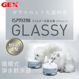GEX GLASSY 日本貓用循環式透明飲水機1.5L