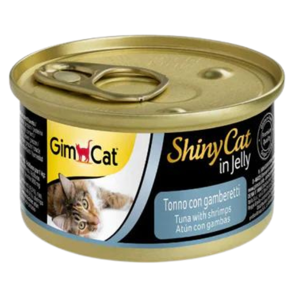 Gim Cat - 天然吞拿魚蝦肉貓罐頭 70g