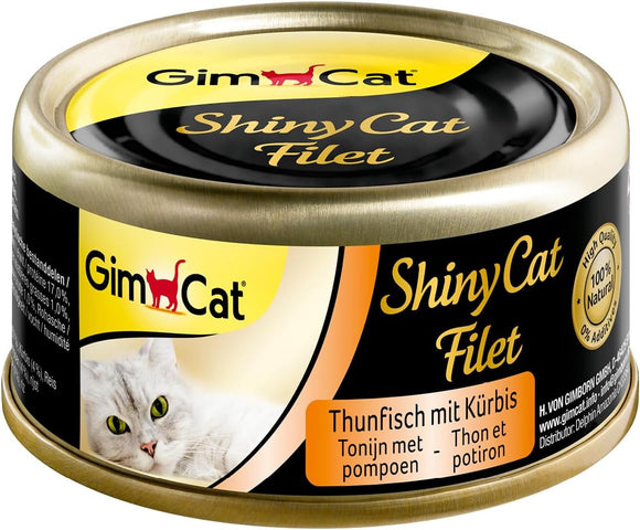 Gim Cat - 天然吞拿魚南瓜飯湯汁貓罐頭70g