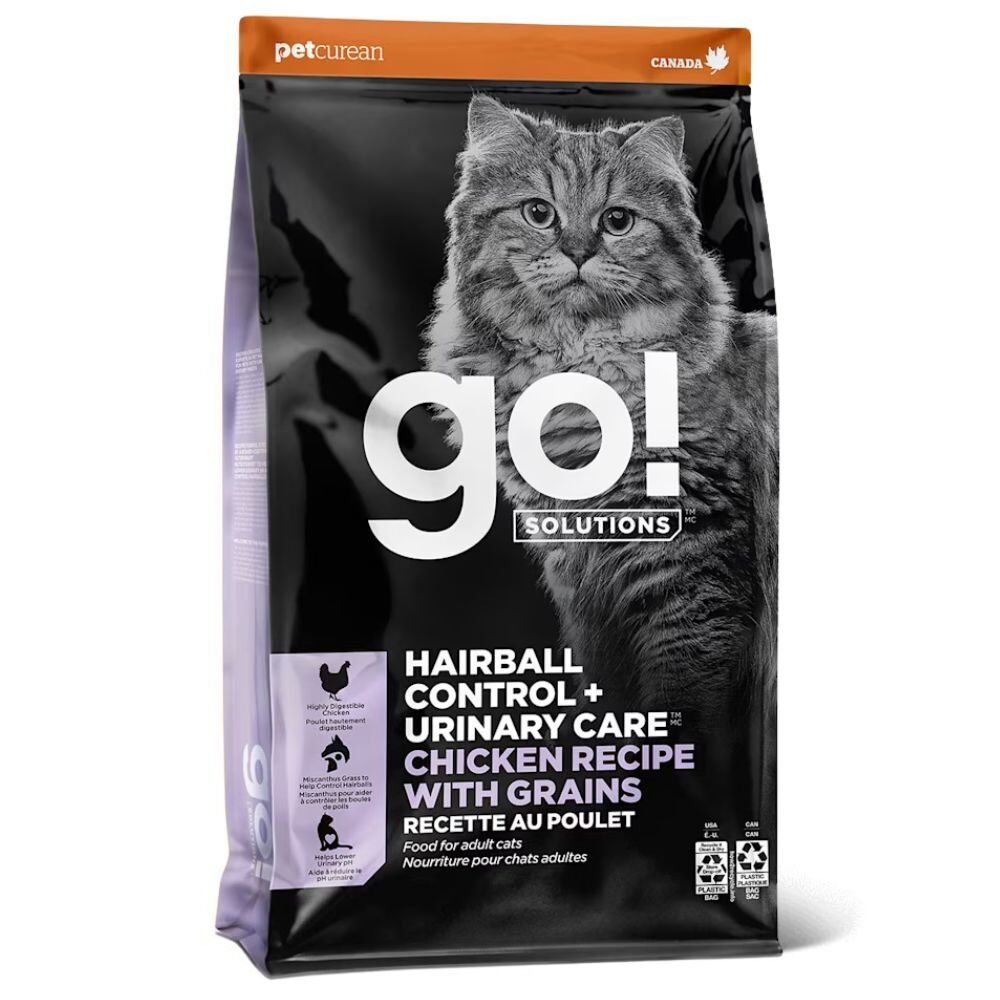 GO! SOLUTIONS 成貓乾糧- 毛球控制＋泌尿護理| 雞肉配方3lb [近期促銷 Exp Date: Nov 2026]