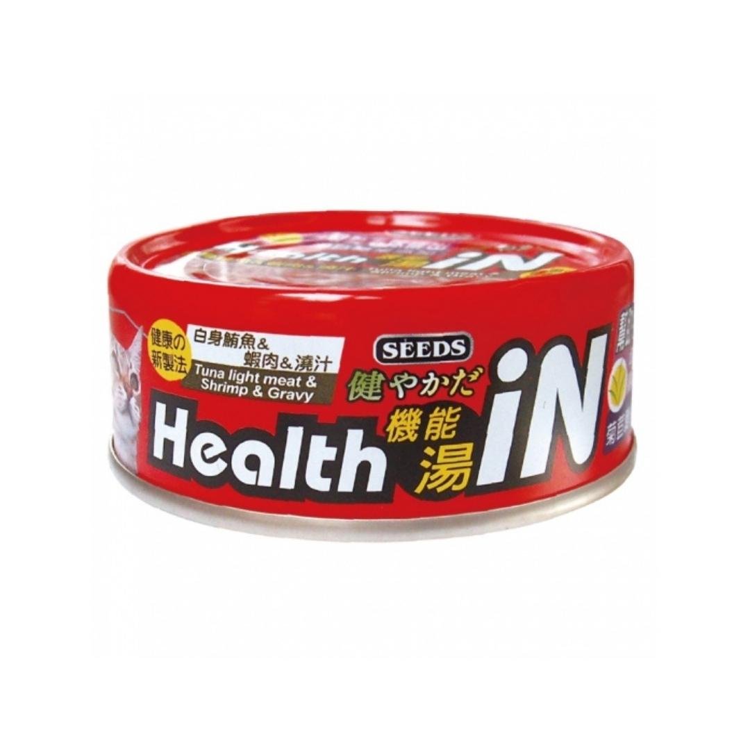 Health iN機能湯罐-白身鮪魚+蝦肉+菊苣醣素 (80g) (原箱24罐)