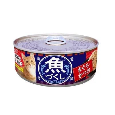 INABA 貓[魚盛] 吞拿魚+鰹魚+鰹魚片 60g