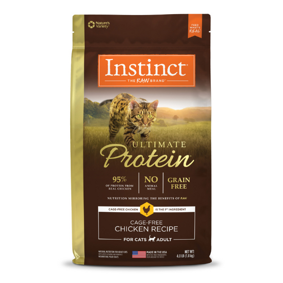 nstinct - 頂級蛋白雞肉貓乾糧 10lb