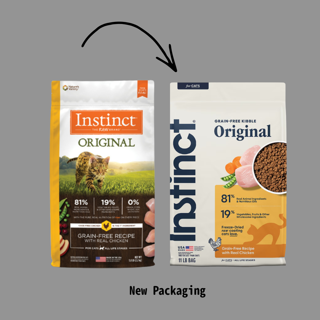 Instinct本能 - 無穀物雞肉貓乾糧配方11Lb [新包裝]
