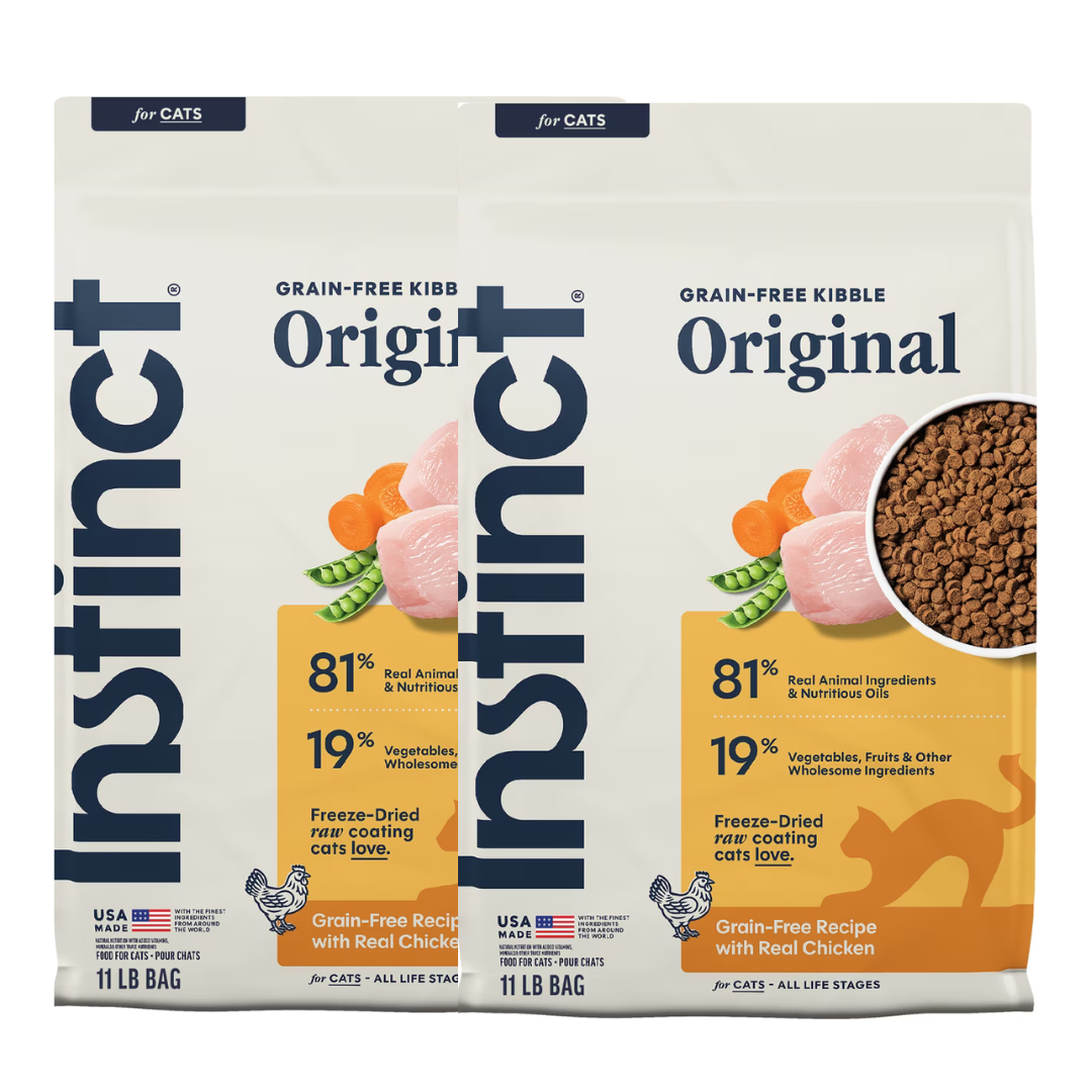 Instinct本能 - 無穀物雞肉貓乾糧配方11Lb X2 [新包裝]
