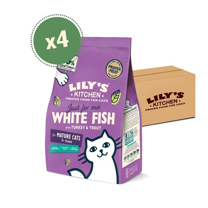 Lily’s Kitchen 低磷無穀物鮮魚老貓乾糧