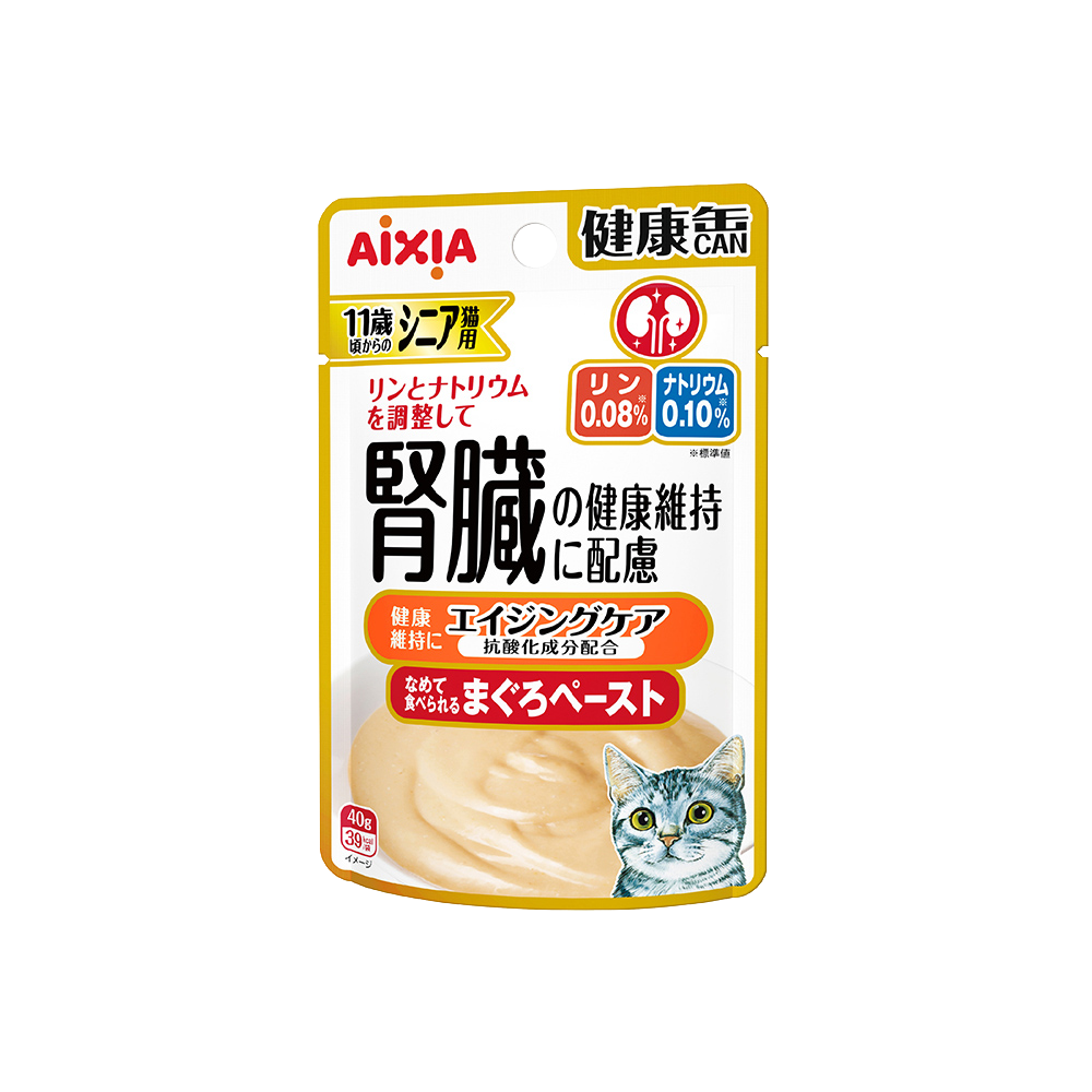 Aixia 日本腎臟健康缶濕糧包 - 11歲吞拿魚味(抗氧化配方) 40g