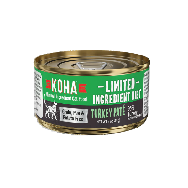 KOHA -單一低敏蛋白火雞主食肉醬貓罐85g [試食價 / Flash Deals]