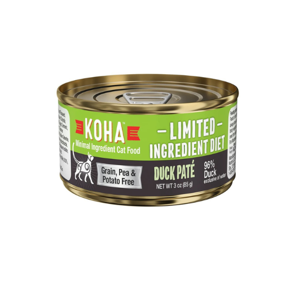 KOHA -單一低敏蛋白鴨肉主食肉醬貓罐85g [試食價 / Flash Deals]