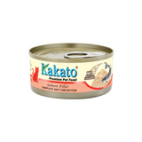 Kakato 全營養主食罐（三文魚）70g｜幼貓 1–12 個月及增重配方
