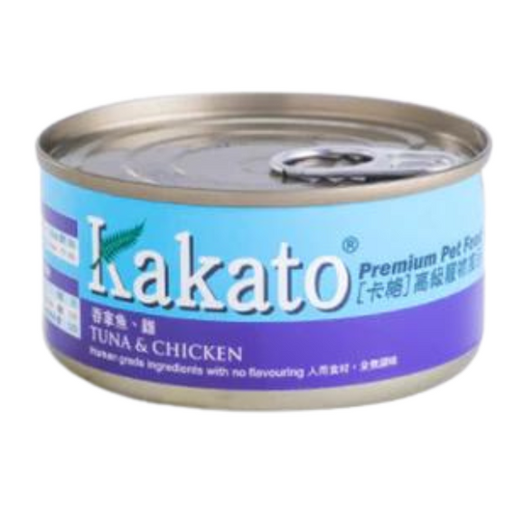 Kakato卡格 - 吞拿魚、雞 (貓狗罐頭)170g