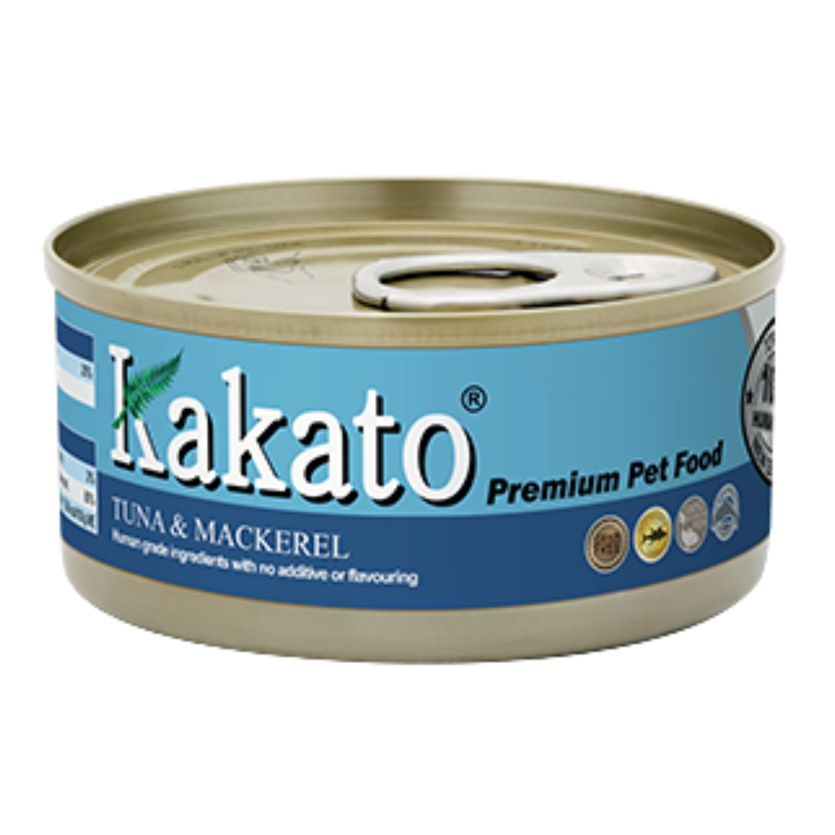 Kakato卡格 - 吞拿、鯖花魚170g (貓狗罐頭)170g